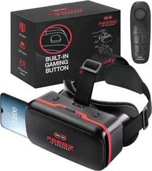 FEEBZ 3D VR Headset for Kids 2.0 - for iPhone & Android Phones